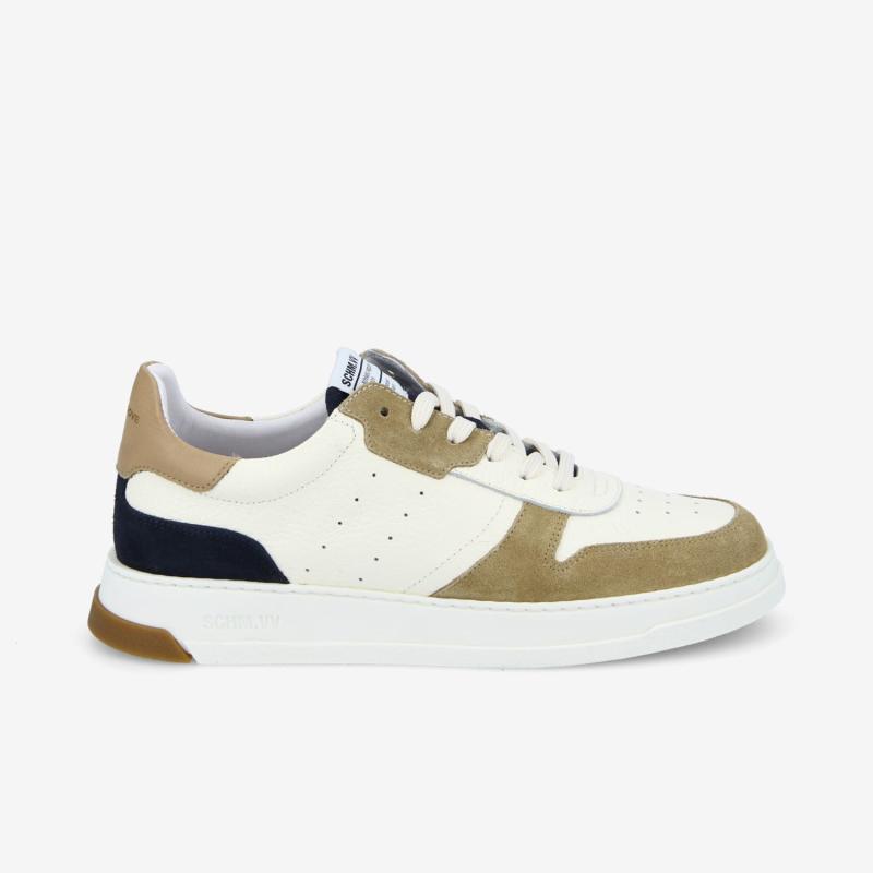 ORDER SNEAKER - GR.NAPPA/SUEDE -  BLANC/BEIGE